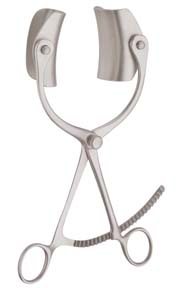 Collin Abdominal Retractor, Set Includes: Frame (110.0 Mm Spread, 9 1/4" (23.5 Cm)) & Pair Of Blades (62.0 X 38.0 Mm)